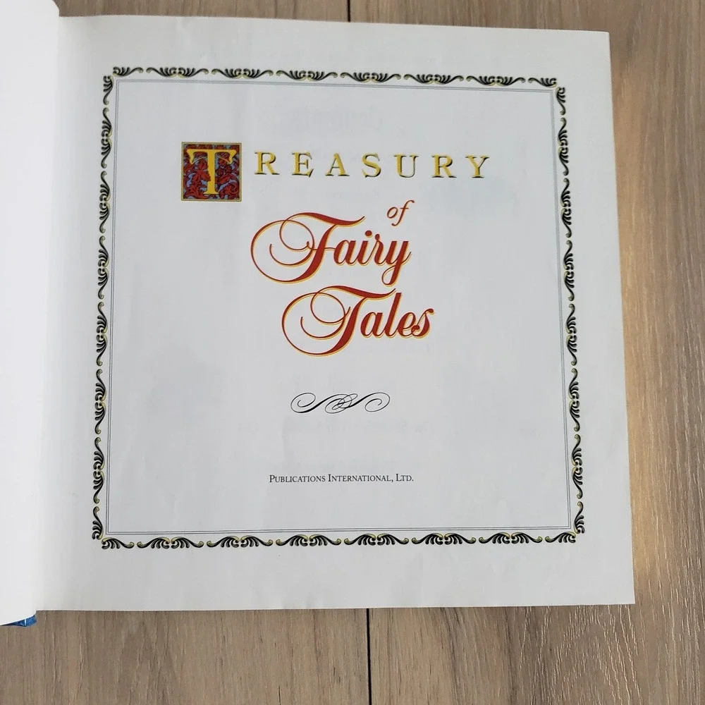 Treasury Of‎ Fairy Tales Book 2001 Publications International Padded Hardcover